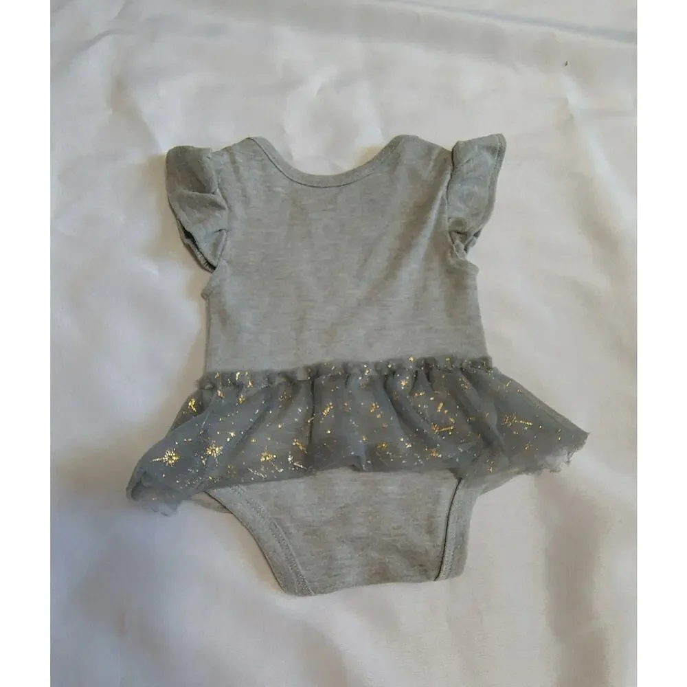 Harry Potter Girl's Bodysuit Sparkly Tutu Size 0-3 Months